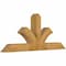 Ekena Millwork Richland Rough Sawn Timber Gable Bracket, Western Red Cedar, 72"W x 30"H x 6"D x 6"F, 10/12 Pitch GBW072X30X0606RIC00RWR - alternate 2